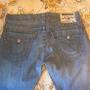 True Religion Jeans Size 36 STRAIGHT Blue